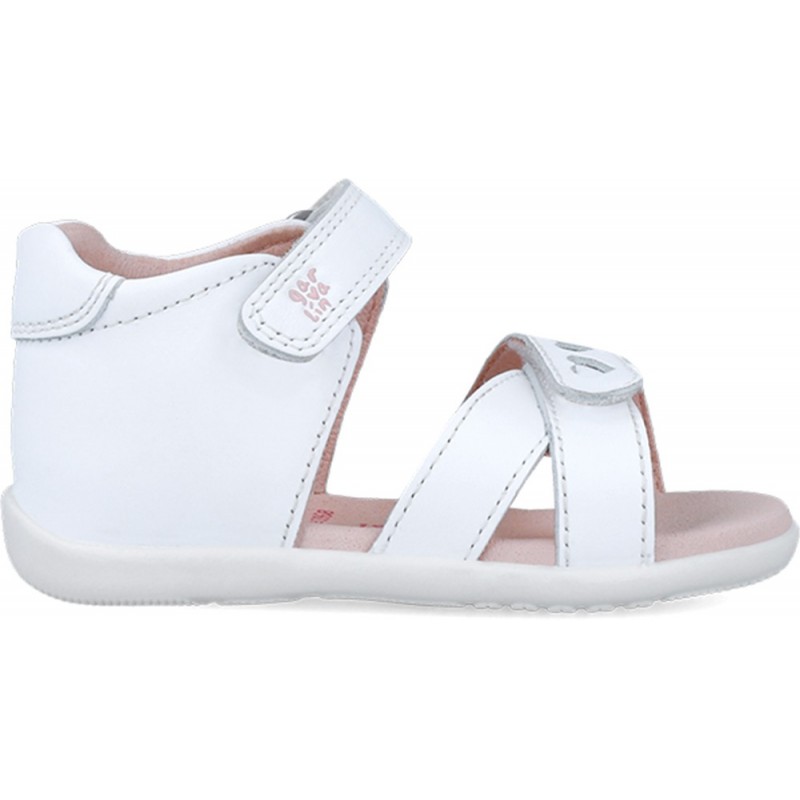 Sandali Garvalin 252304 Basic Hearts per bambine BLANCO_C050