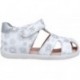 Garvalin 252305 Sandali Basic con Stampa Floreale per Bambina BLANCO_B050