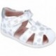 Garvalin 252305 Sandali Basic con Stampa Floreale per Bambina BLANCO_B050