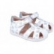 Garvalin 252305 Sandali Basic con Stampa Floreale per Bambina BLANCO_B050