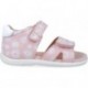 Garvalin 252306 Sandali con stampa floreale per bambine ROSA_A032