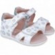 Garvalin 252306 Sandali con stampa floreale per bambine BLANCO_B050