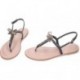 Sandalo basso da donna EXE ANGELINA-128 STRASS_BLACK
