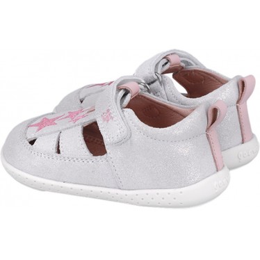 Sandalo rispettoso per ragazze 252330 Barefoot Stars BLANCO_B050