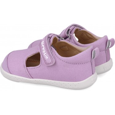 Sandalo Garvalin 252340 Soft Canvas Respectful per bambine LILA_C164