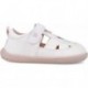 Garvalin 252346 Giraffe Canvas Sandali rispettosi per ragazze BLANCO_C050