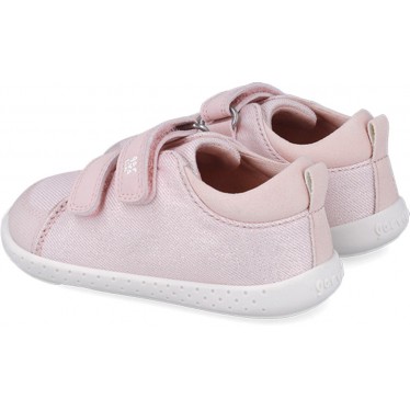Scarpa sportiva rispettosa per ragazze Garvalin 252347 Metallic Canvas ROSA_A032