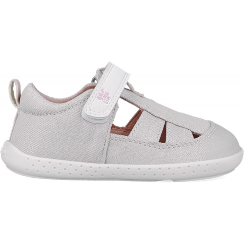 Sandalo Garvalin 252348 Soft Canvas Respectful per bambine BLANCO_B050