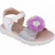 Sandali bambina Garvalin 252402 Pom Pom BLANCO_B050