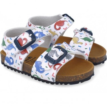 Sandali stampati Garvalin 252472 Bios per bambini BLANCO_B050