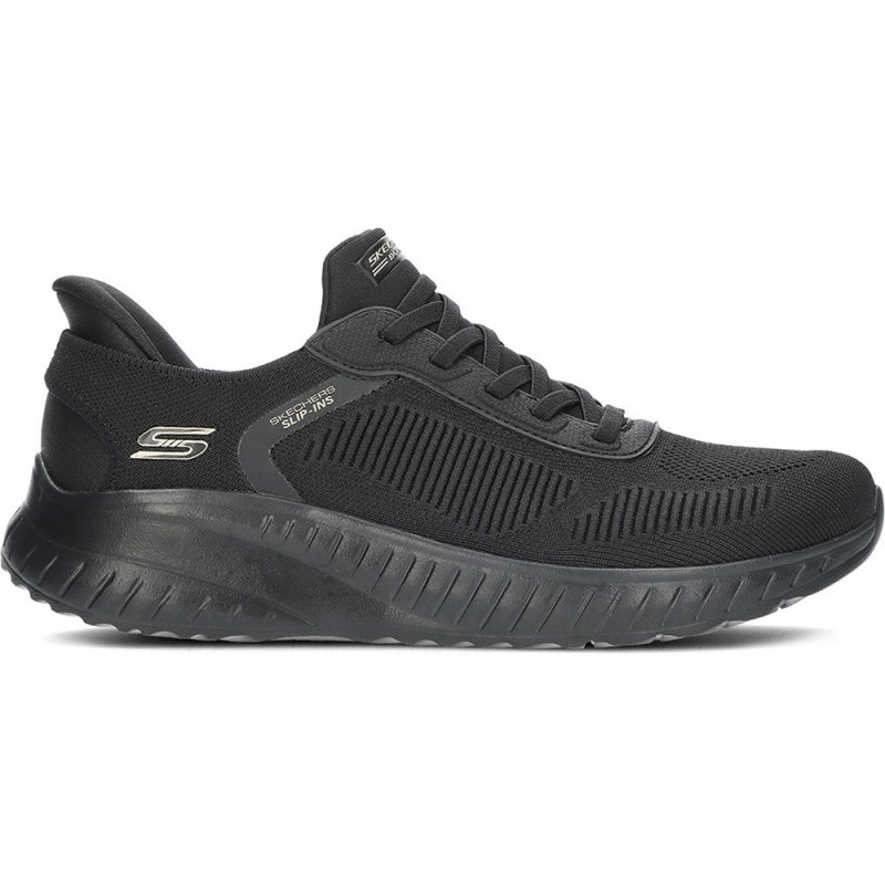 SKECHERS 117497 sneakers slip in da donna NEGRO