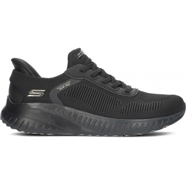 SKECHERS 117497 sneakers slip in da donna NEGRO
