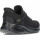 SKECHERS 117497 sneakers slip in da donna NEGRO