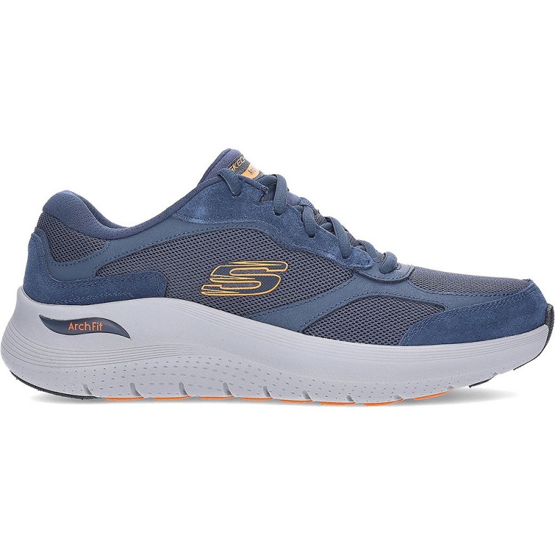 Scarpe da ginnastica SKECHERS Archfit 232702 NAVY_ORANGE