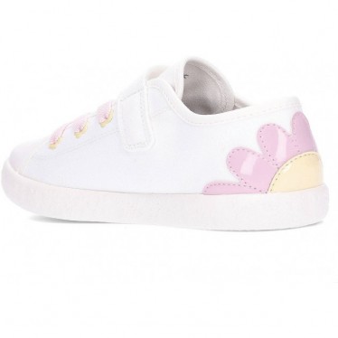 GEOX Gisli J554NC scarpe da ginnastica da bambina WHITE_PNIK