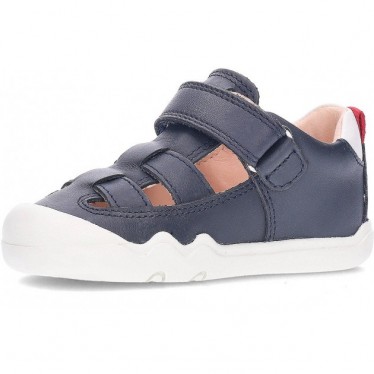 Sandali ecologici GEOX Steppieup B555WA NAVY_WHITE