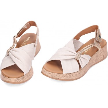 Sandalo da donna PAULA URBAN 33-416 OFF_PLATINO