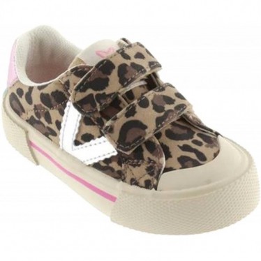 Victoria 1065196 Scarpa sportiva da bambina Tribu Basket LEOPARDO