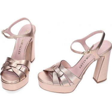 Sandali con tacco alto PEDRO MIRALLES 17307 ORO_ROSA