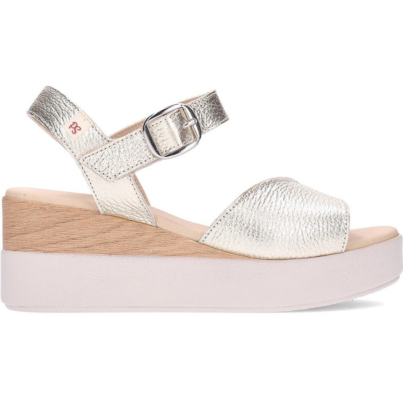 Sandali da donna PEPE SAENZ PS11440 PLATINO