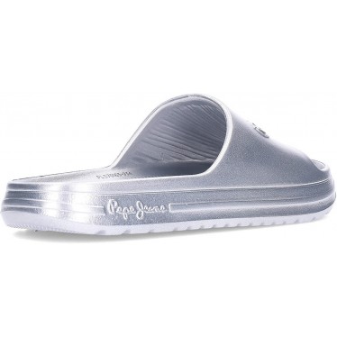 PEPE JEANS Beach Slidemet Infradito PLS70165 SILVER