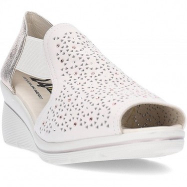 Sandalo in pelle 24 HRS Relax 26453 CREMA