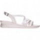 Sandalo con cinturino da donna 24 HOURS 26519 PLATINO