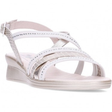 Sandalo con cinturino da donna 24 HOURS 26519 PLATINO