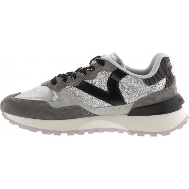 Victoria 8807103 Scarpe da ginnastica con glitter in metallo Rush PLATA
