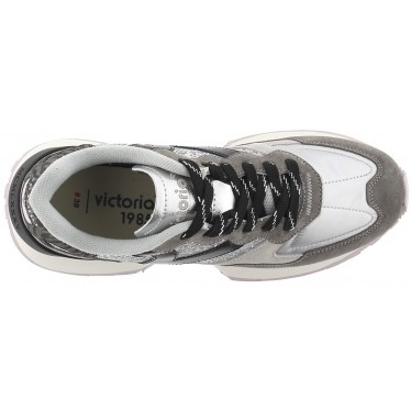 Victoria 8807103 Scarpe da ginnastica con glitter in metallo Rush PLATA