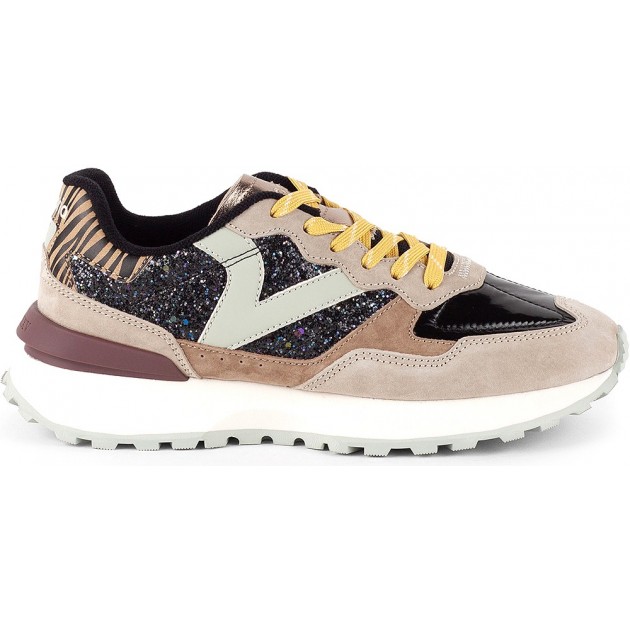 Victoria 8807103 Scarpe da ginnastica con glitter in metallo Rush NEGRO Victoria 8807103 Scarpe da ginnastica con glitter in metallo Rush NEGRO