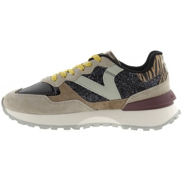 Victoria 8807103 Scarpe da ginnastica con glitter in metallo Rush NEGRO