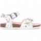 Pablosky Bio 439604 Sandali da ragazza BLANCO_FANTASIA