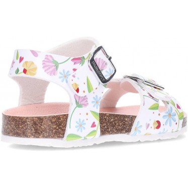 Pablosky Bio 439604 Sandali da ragazza BLANCO_FANTASIA
