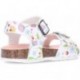 Pablosky Bio 439604 Sandali da ragazza BLANCO_FANTASIA