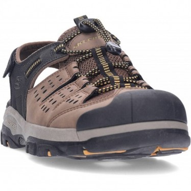 Sandalo da uomo SKECHERS Tresmen Menard 205113 BROWN_BLACK