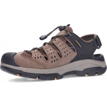 Sandalo da uomo SKECHERS Tresmen Menard 205113 BROWN_BLACK