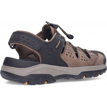 Sandalo da uomo SKECHERS Tresmen Menard 205113 BROWN_BLACK