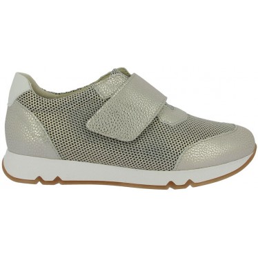 Scarpe sportive da donna Doctor Cutillas 82560 metallizzate CHAMPAGNE