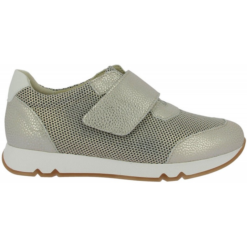 Scarpe sportive da donna Doctor Cutillas 82560 metallizzate CHAMPAGNE