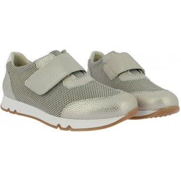 Scarpe sportive da donna Doctor Cutillas 82560 metallizzate CHAMPAGNE