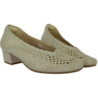 Scarpe con tacco intrecciate Doctor Cutillas 81254 PLATINO