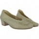 Scarpe con tacco intrecciate Doctor Cutillas 81254 PLATINO