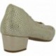 Scarpe con tacco intrecciate Doctor Cutillas 81254 PLATINO