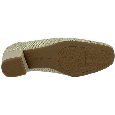 Scarpe con tacco intrecciate Doctor Cutillas 81254 PLATINO
