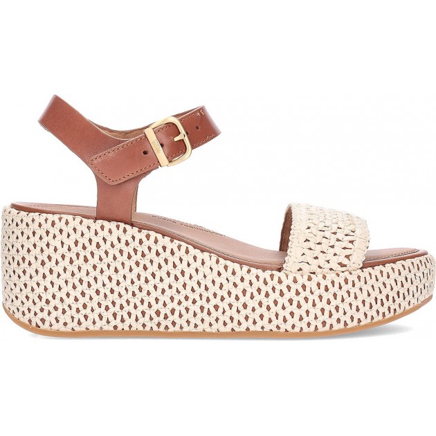 Sandali con zeppa intrecciati FITFLOP Platforms JG1 TAN_IVORY Sandali con zeppa intrecciati FITFLOP Platforms JG1 TAN_IVORY