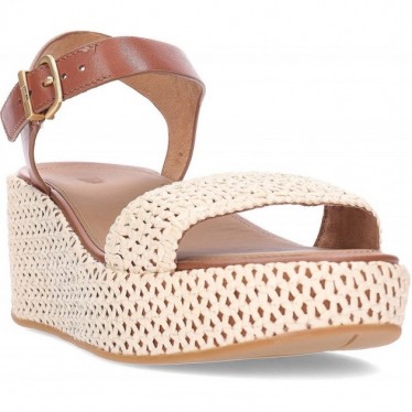 Sandali con zeppa intrecciati FITFLOP Platforms JG1 TAN_IVORY