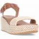 Sandali con zeppa intrecciati FITFLOP Platforms JG1 TAN_IVORY