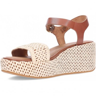 Sandali con zeppa intrecciati FITFLOP Platforms JG1 TAN_IVORY
