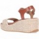 Sandali con zeppa intrecciati FITFLOP Platforms JG1 TAN_IVORY